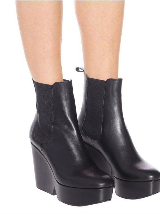 Robert Clergerie Shoes - Clergerie Beatrice Platform Wedge Ankle Boots